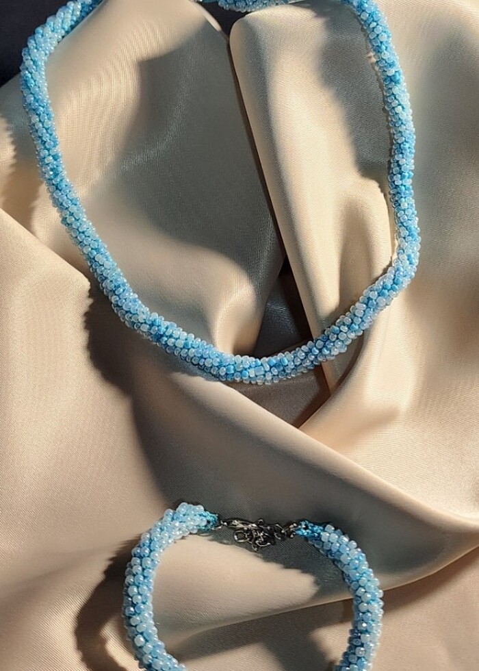 Bijuteri takım kolye bileklik  - Görsel 4