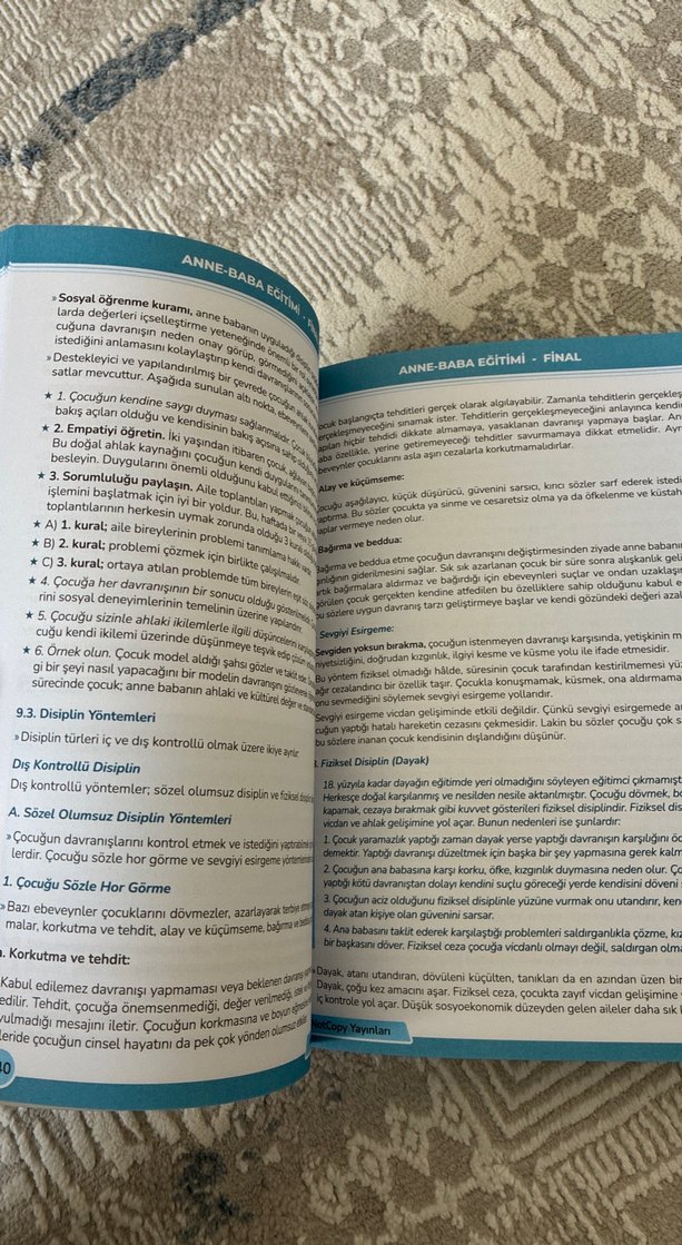 İstanbul üni  açık öğretim Çocuk Gelişimi 4. Sınıf konu anlatım - Görsel 5