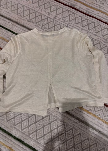 Beyaz  Salaş Kadın Kazak - Görsel 2