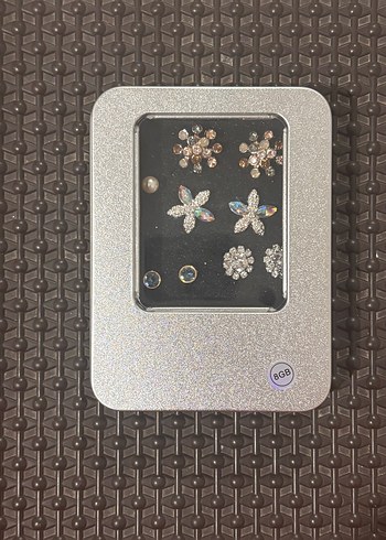 Çiçek ve Kiraz Desenli Çoklu Küpe Seti - Görsel 3