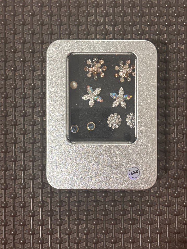 Çiçek ve Kiraz Desenli Çoklu Küpe Seti - Görsel 3