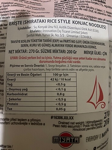 xs Beden Konjac diyet