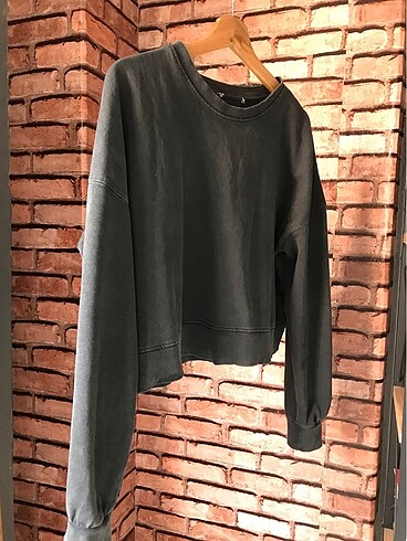 H&M Kısa Sweatshirt