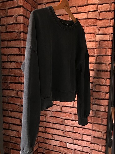 m Beden Kısa Sweatshirt