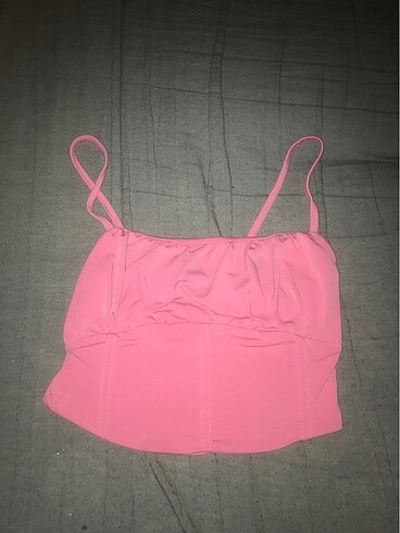pembe askılı crop