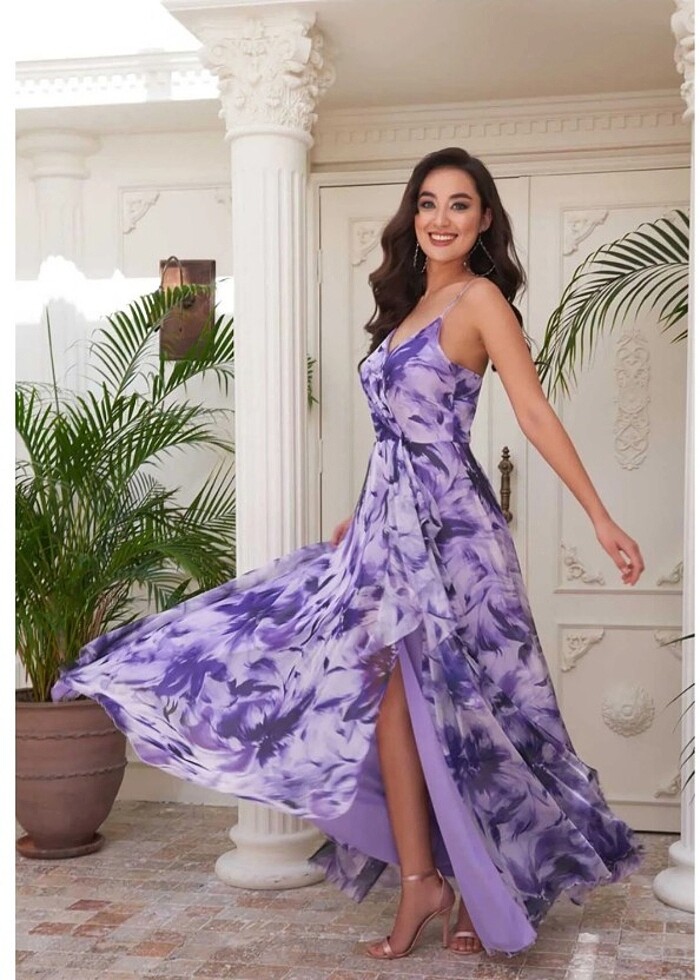 CARMEN MARKA 38 BEDEN ABIYE ELBISE - Görsel 3