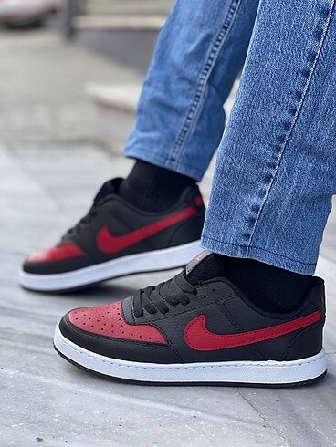 39 Beden bordo Renk Nike court ayakkabı