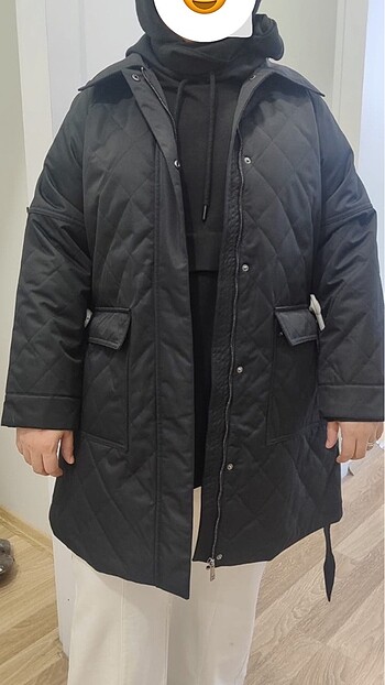 Pierre Cardin Kadın Kapitone Mont - Görsel 4