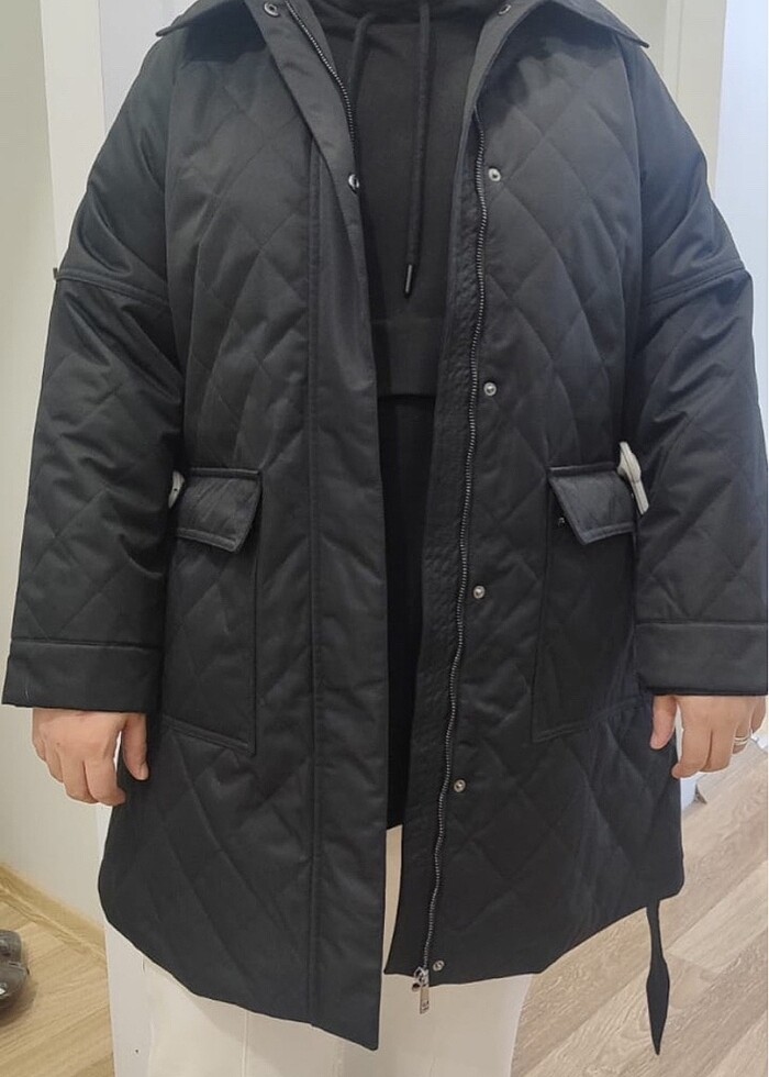 Pierre Cardin Kadın Kapitone Mont - Görsel 4