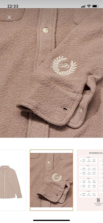 Pink (victoria?s secret)Polar Gömlek Ceket - Görsel 11