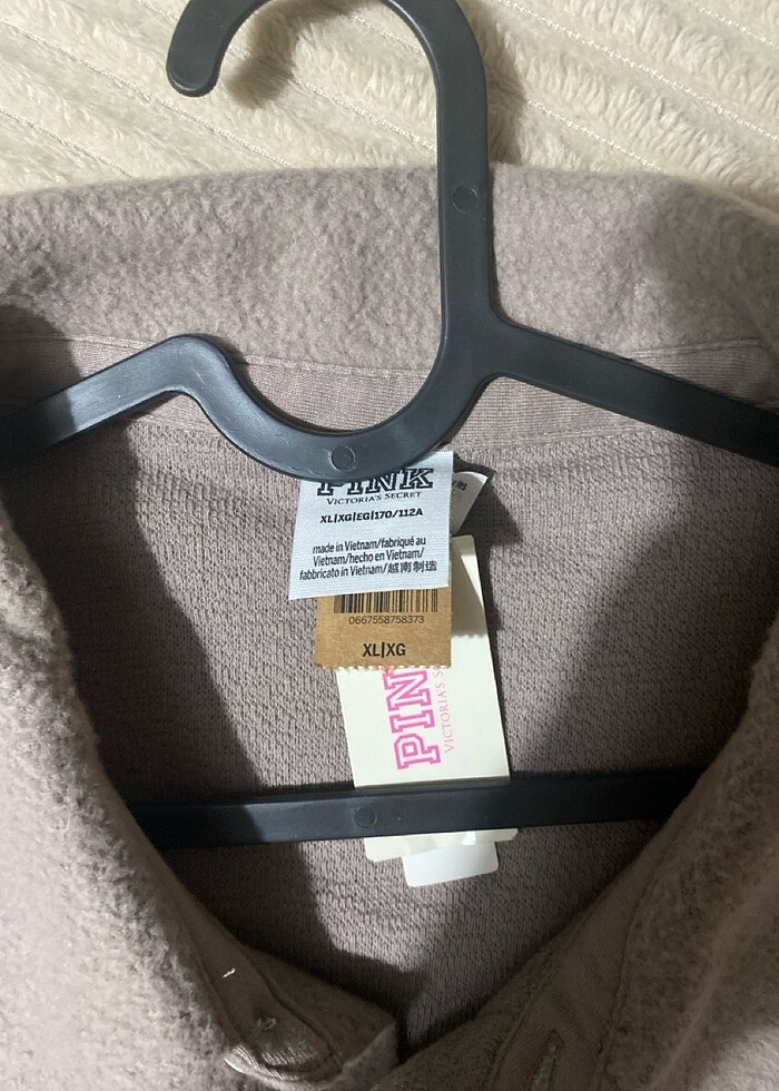 Pink (victoria?s secret)Polar Gömlek Ceket - Görsel 2