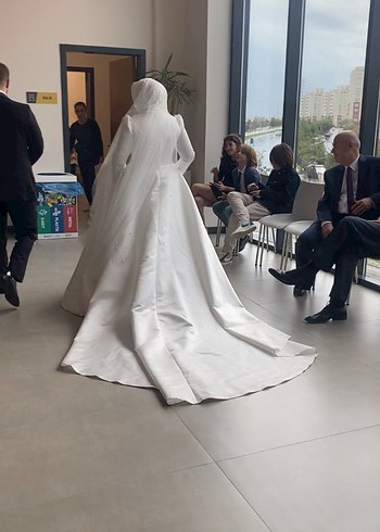 Tesettür gelinlik - Görsel 8