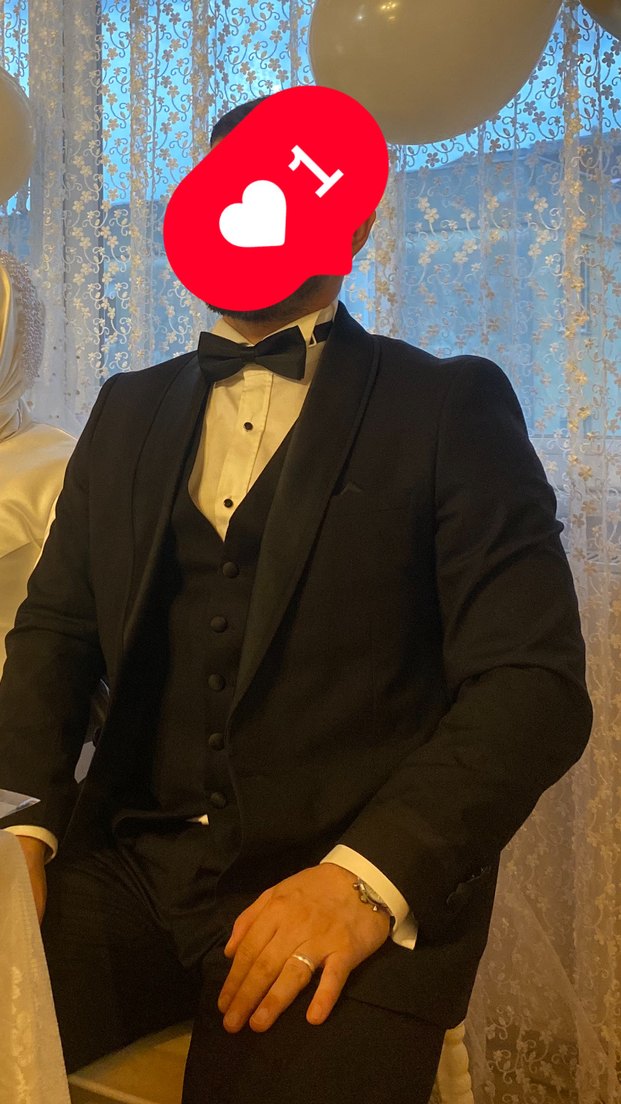 DS DAMAT Klasik Siyah Damatlık Takım Elbise 52 beden - Görsel 3