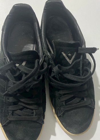 Siyah Süet Kadın Spor Ayakkabı - Görsel 5