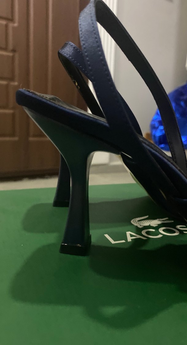 Lacivert Tokalı Topuklu Abiye Ayakkabı - Görsel 5