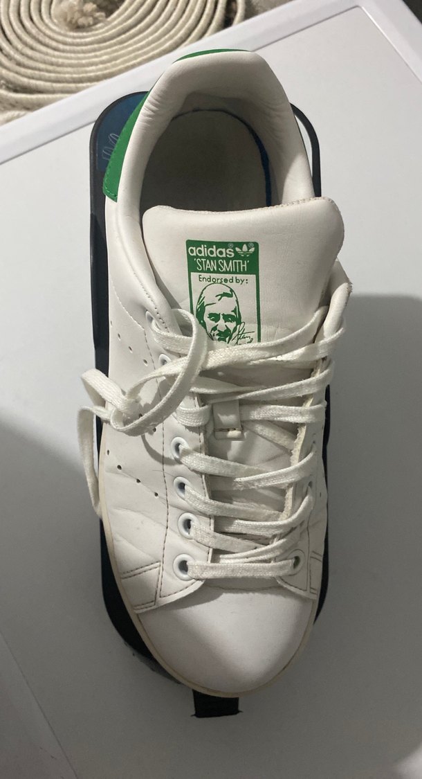 Beyaz Adidas Stan Smith Kadın Spor Ayakkabı - Görsel 2