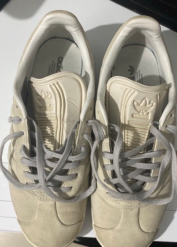 Gri Süet Kadın Spor Ayakkabı - Görsel 5