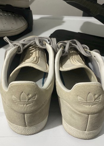 Gri Süet Kadın Spor Ayakkabı - Görsel 7