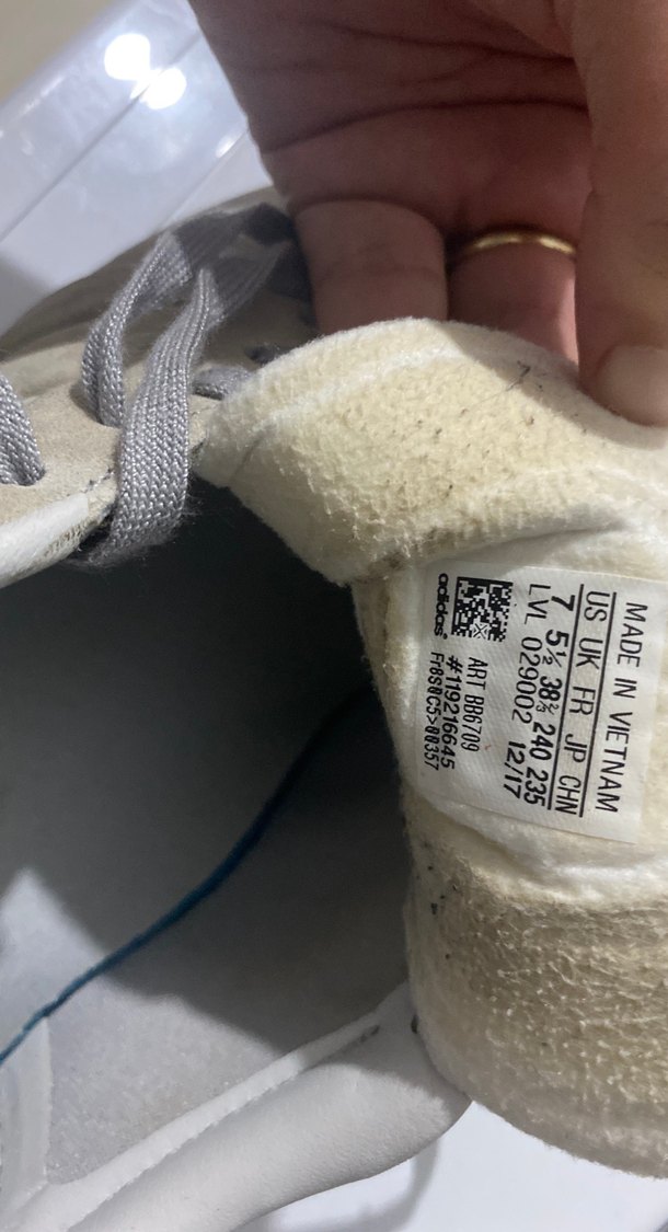 Gri Süet Kadın Spor Ayakkabı - Görsel 4