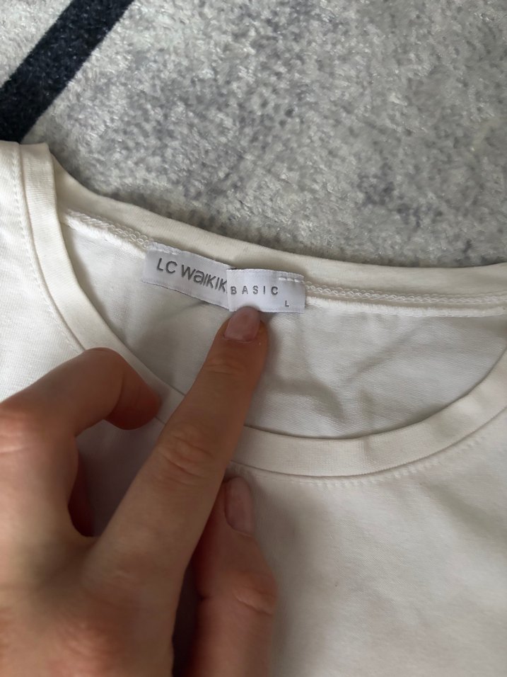 Beyaz Kadın İnce Tişört - Görsel 2