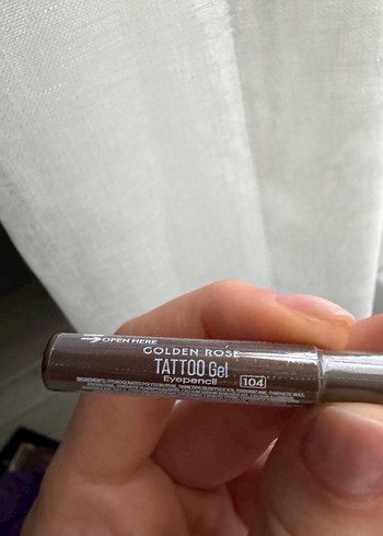 Gri-Bej Çift Uçlu Göz Kalemi - Görsel 2