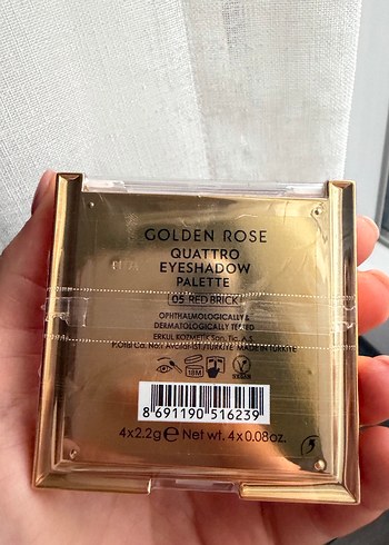 Golden Rose Kırmızı Göz Farı Paleti - Görsel 2