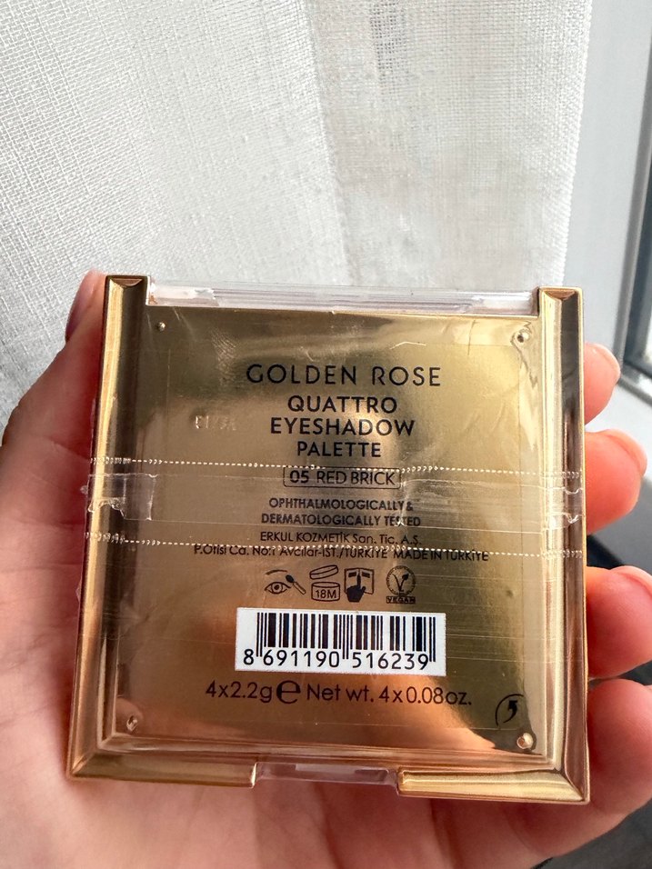 Golden Rose Kırmızı Göz Farı Paleti - Görsel 2