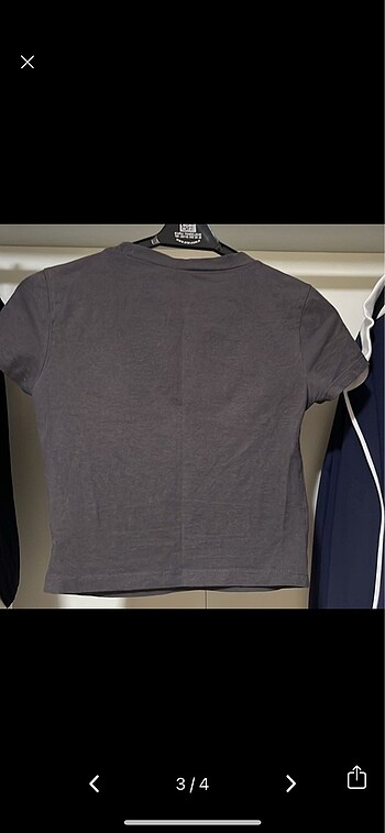 s Beden H&M gri crop