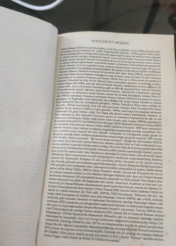 Beden Masumiyet Müzesi - Orhan Pamuk