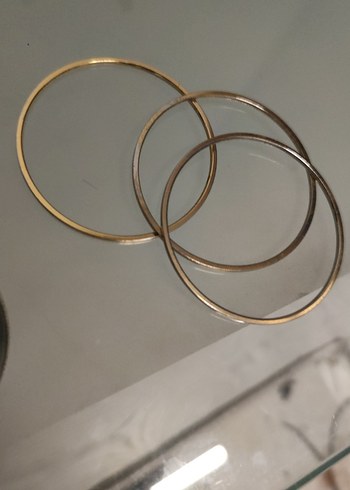 Beden Altın Renk Elastik Minimalist Bileklik