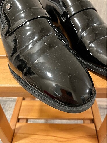 Klasik Erkek Siyah Rugan Ayakkabı - Görsel 5