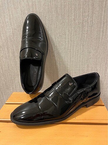 Klasik Erkek Siyah Rugan Ayakkabı - Görsel 8