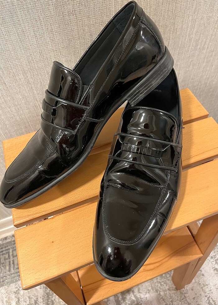 Erkek Klasik Rugan Takım elbise Ayakkabısı - Görsel 4