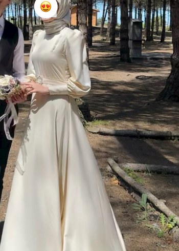 38 Beden ten rengi Renk Nikah elbisesi