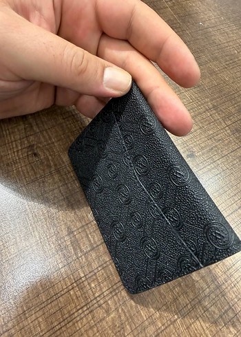 Siyah Yılan Desenli Erkek Cüzdan - Görsel 3