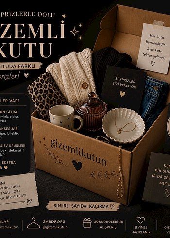 Premium Gizemli Kutu Bol Urunlu