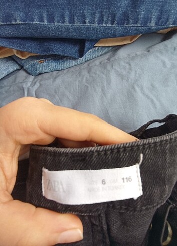 6 Yaş Beden siyah Renk ZARA KIZ ÇOCUK 6 YAŞ PANTOLON