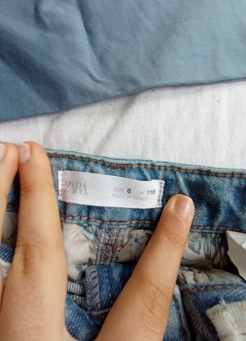 6 Yaş Beden ZARA 6 YAŞ KIZ ÇOCUK PANTOLON
