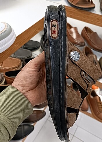 Kaliteli hafif poli taban erkek terlik YENİ ETİKETLİ  vizon - Görsel 8