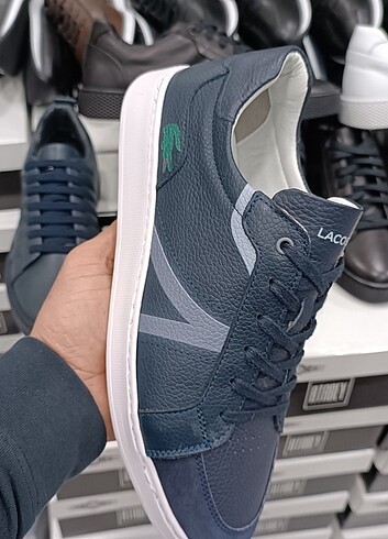içi dışı 0 hakiki orijinal değeri erkek spor ayakkabı Lacoste - Görsel 2