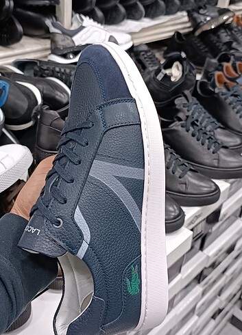 içi dışı 0 hakiki orijinal değeri erkek spor ayakkabı Lacoste - Görsel 6