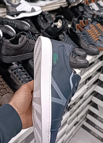 içi dışı 0 hakiki orijinal değeri erkek spor ayakkabı Lacoste - Görsel 7