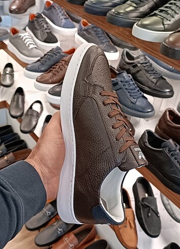 İçi dışı  hakiki deri adidsspor ayakkabı - Görsel 6