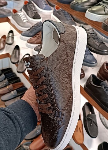 İçi dışı  hakiki deri adidsspor ayakkabı - Görsel 3