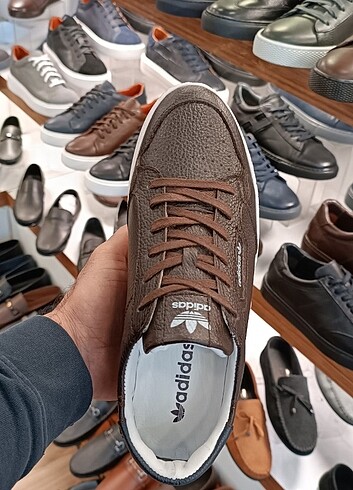 İçi dışı  hakiki deri adidsspor ayakkabı - Görsel 5