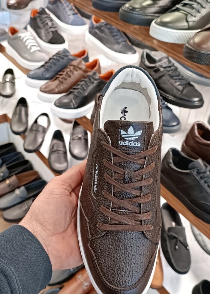 İçi dışı  hakiki deri adidsspor ayakkabı - Görsel 2