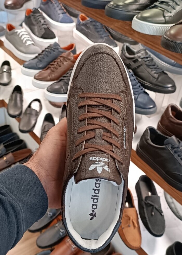 İçi dışı  hakiki deri adidsspor ayakkabı - Görsel 5