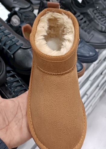 Kürklü taba ultra mini UGG dolgu Topuk Bot YENİ ETİKETLİ - Görsel 2