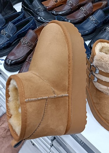 Kürklü Taba Süet ultra mini Bot UGG Yeni ürün - Görsel 6