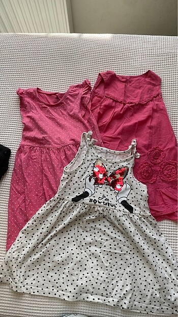 3 lü elbise set